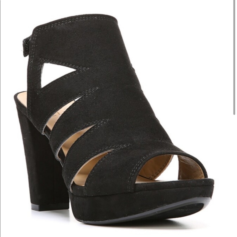 Naturalizer Black Etta Platform Sandal